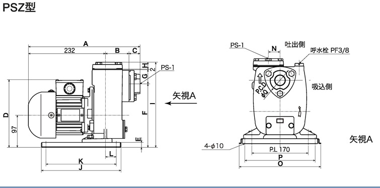 低価格の 三相電機 自吸式ヒューガルポンプ 40PSPZ-4031B 単相100V 60Hz メカニカルシールタイプ 送料無料 一部地域除 