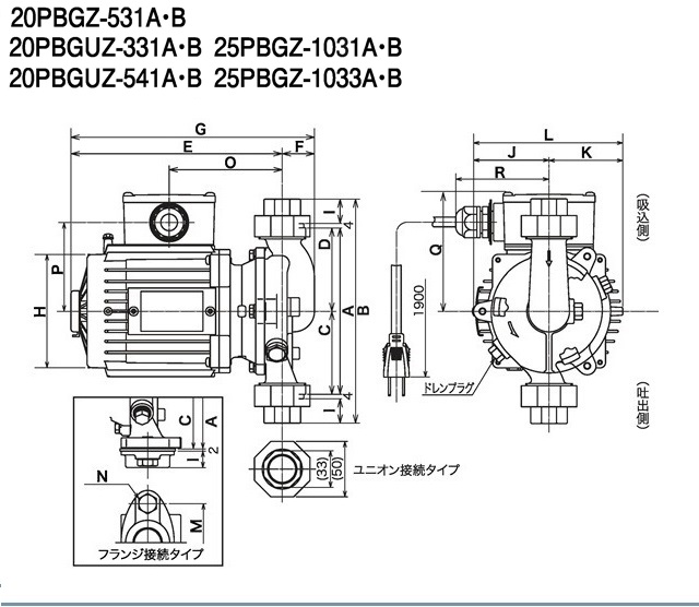 保障 三相電機 循環ラインポンプ 砲金製 20PBGZ-531B ラインポンプ 循環ポンプ 給湯器 エコキュート ソーラー ソーラーシステム チラー  クーリングタワー 熱交換器 電気温水器 給湯 温水循環ポンプ 温水ポンプ 給湯加圧ポンプ 給湯加圧器 ボイラー 冷却水 冷却塔